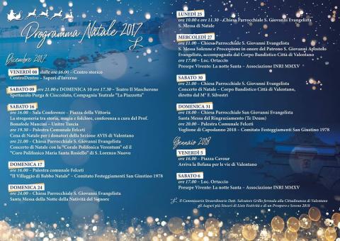 Programma festività di Natale